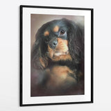 Traditional Red Hue - Custom Pet Portrait Framed