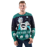 Rick and Morty Aww Geez, Rick Ugly Christmas Sweater