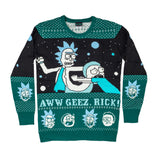 Women's Rick and Morty Aww Geez, Rick Ugly Christmas Sweater