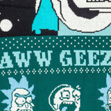 Rick and Morty Aww Geez, Rick Ugly Christmas Sweater