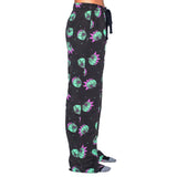 Rick and Morty Monster Face Pattern Adult Lounge Pants