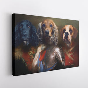 Royal Guard - Custom Royal Pet Portrait Canvas