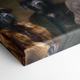 Running the Show - Custom Pet Portrait Canvas