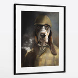 Sherlock - Custom Pet Portrait Framed