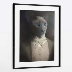 Society - Custom Royal Pet Portrait Framed