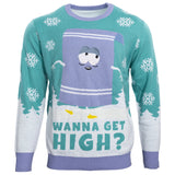 Southpark Towelie Red Eyes Ugly Christmas Sweater