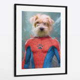 Spidey - Custom Pet Portrait Framed