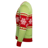 Spongebob LED Reindeer Nose Ugly Christmas Sweater