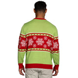 Spongebob LED Reindeer Nose Ugly Christmas Sweater