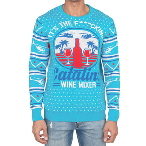 Step Brothers Catalina Wines Ugly Christmas Sweater