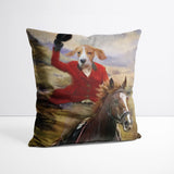 Tally Ho - Custom Royal Pet Portrait Cushion