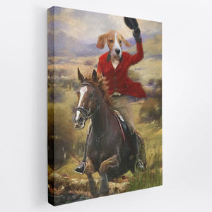 Tally Ho - Custom Royal Pet Portrait Canvas