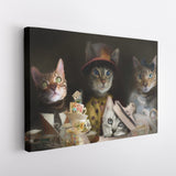 Tea Party - Custom Pet Portrait Canvas