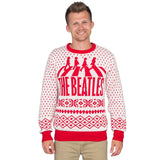 The Beatles Abbey Road Red and White Ugly Christmas Sweater