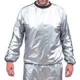 Todd & Margo Shiny Silver Workout Top and Pants