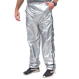 Todd & Margo Shiny Silver Workout Top and Pants