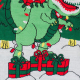 Women's Tree Rex Light Up T-Rex Ugly Christmas Sweater