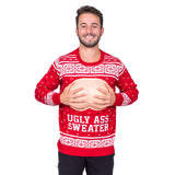 Ugly Ass Adult Unisex Funny Holiday Ugly Christmas Sweater