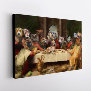 Last Supper - Custom Royal Pet Portrait Canvas