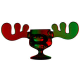 Vacation Movie Moose Mug Acrylic Christmas Clear Eggnog Mug