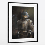 Watcher - Custom Royal Pet Portrait Framed