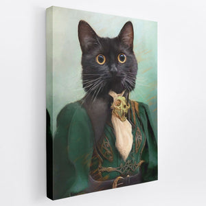 Wicca - Custom Pet Portrait Canvas