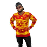 Wienerschnitzel Not A Party 'Til The Wieners Come Out Ugly Sweater