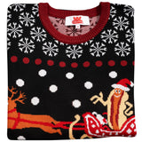 Wienerschnitzel Ugly Christmas Sweater