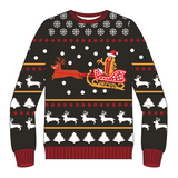 Wienerschnitzel Ugly Christmas Sweater