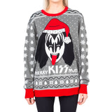 Women's Merry Kissmas Flappy Sweater Kiss Ugly Christmas Sweater