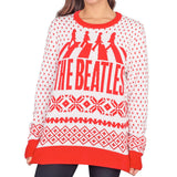 Women's The Beatles Abbey Road Ugly Christmas Sweater