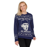 Women's The Sandlot You're Killing Me Smalls Navy Ugly Christmas Sweater