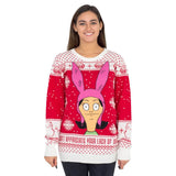 Women's Bobs Burgers Louise Appreciate your Lack of Sarcasm Ugly Christmas Sweater