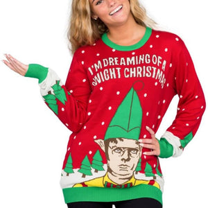 Women's I'm Dreaming of a Dwight Christmas Ugly Christmas Sweater