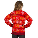 Women's Jack in the Box Santa Claus 3D Ugly Christmas Sweater