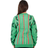 Women's LED Fireplace Ugly Christmas Sweater