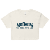 Antisocial Unless You're A Cat Crop