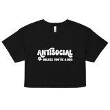 Antisocial Unless You're a Dog Cotton Crop