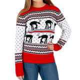 AT-AT Reindeer Ugly Christmas Sweater-tvso