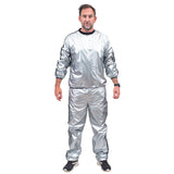 Todd & Margo Shiny Silver Workout Top and Pants