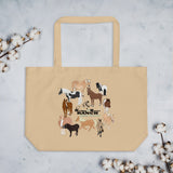 Harmony Horses Large Organic Tote Bag