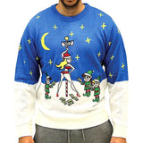 Stripper Pole Ugly Christmas Sweater