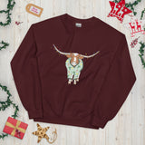 Hooked On The Holidays - Longhorn's Ugly Sweater (Unisex Sweatshirt)