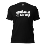 Antisocial Cat Dad Unisex Tee