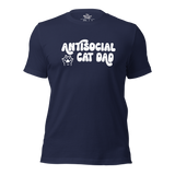 Antisocial Cat Dad Unisex Tee