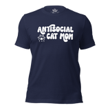 Antisocial Cat Mom Unisex Tee