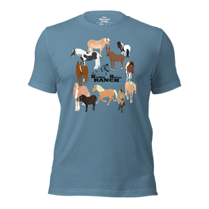 Healing With Horses Herd Unisex t-shirt