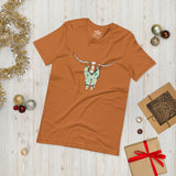 Hooked On The Holidays - Longhorn's Ugly Sweater (Unisex Jersey Short Sleeve Tee Shirt)