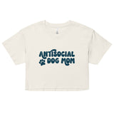 Antisocial Dog Mom Cotton Crop