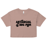 Antisocial Dog Mom Cotton Crop